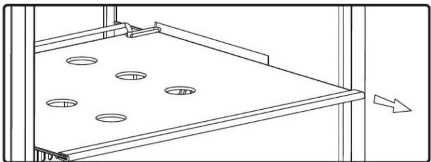 Zephyr Presrv PRPB24C01BG - Removing the Glass Shelves - 3