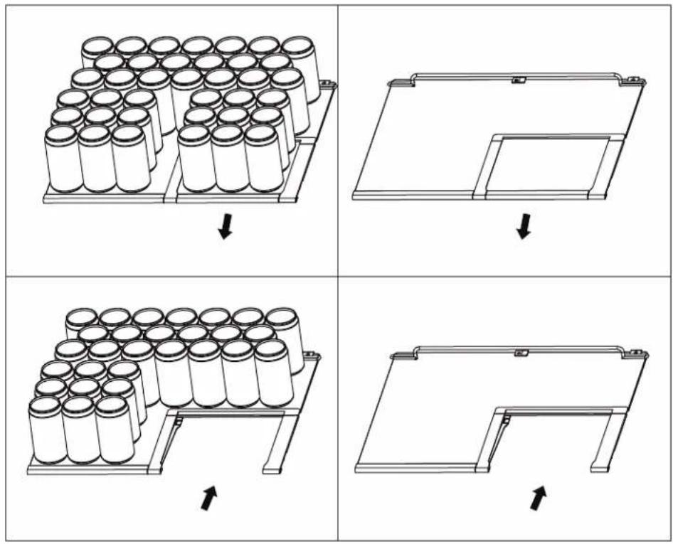 Zephyr Presrv PRPB24C01BG - Using the Retractable Glass Quarter Shelf - 1