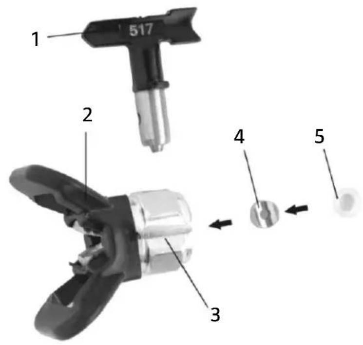 Meec Tools 011485 - /FARBSPRUHGERAT/ MAALIRISKU/ PISTOLET A PEINTURE/ VERFSPUIT - 9