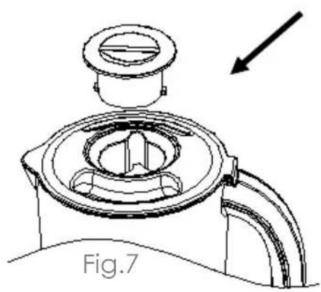 AYA BL92WH - Note: never use boiling liquids or run the appliance empty. - 2