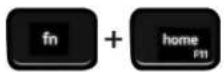 DELL G15 5530 - Raccourcis clavier - 23