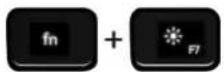 DELL G15 5530 - Raccourcis clavier - 15