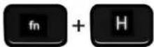 DELL G15 5530 - Raccourcis clavier - 29