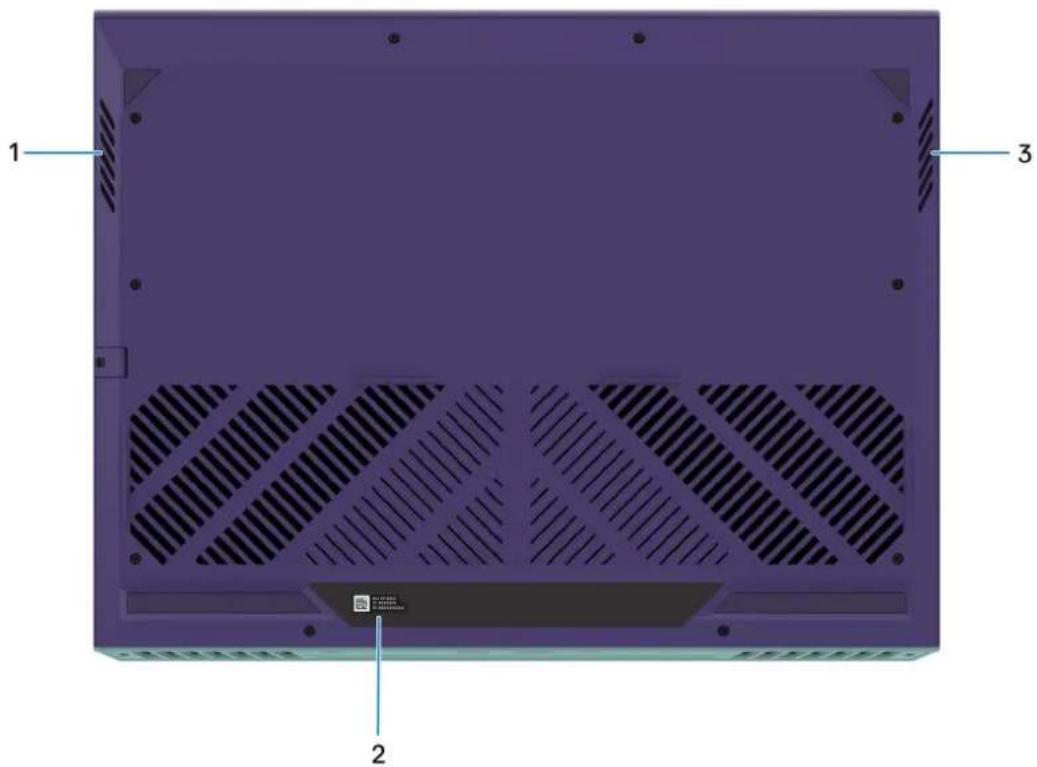 DELL G15 5530 - Dessous - 1