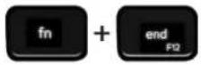 DELL G15 5530 - Raccourcis clavier - 25