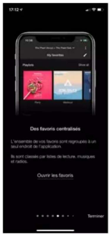 17:12 10:36 The Plant Accept + The Plant Sub My Favorites Playlists Show it Perry Mellouet Des favoris centralisés L'ensemble de vos favoris sont regroupés à un seul endroit de l'application. Is sont classés par listes de lecture, musiques et radios. Ouvrir les favoris Terminer
