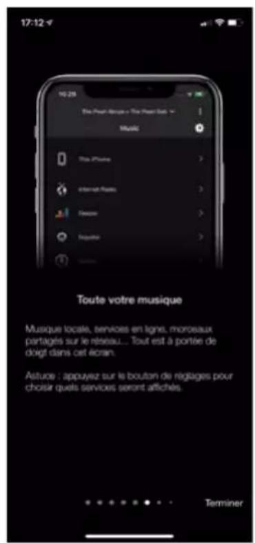 17:12 10:28 The Heart Arms + The Heart Sub Music This iPhone > dien-er-Rates > Desour > Niquette > Toute votre musique Musque locale, services en lignes, morosaux partagés sur le réseau... Tout est à portée de doigt dans cet écran. Astuve : appuyez sur le bouton de réglages pour choisir quels services seront affichés. Terminer