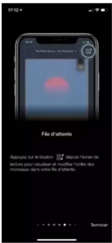 17:12 10:17 The Past Notice - The Past Talk File d'attente Appuyez sur le bouton depuis l'écran de lecture pour visualiser et modifier l'ordre des morosaux dans votre file d'attente. Terminer