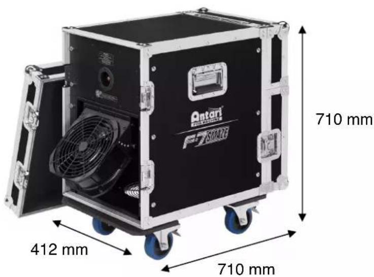 Antari F7013E 412 mm 710 mm 710 mm