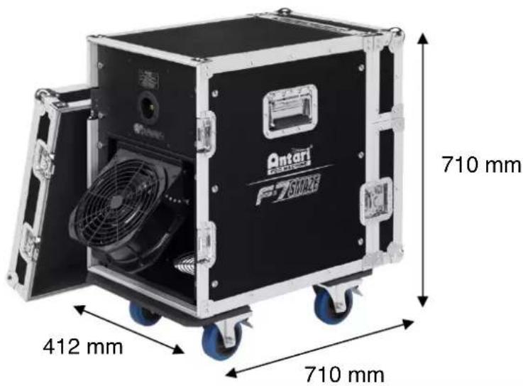 Antari FT-SIMILZE 412 mm 710 mm 710 mm