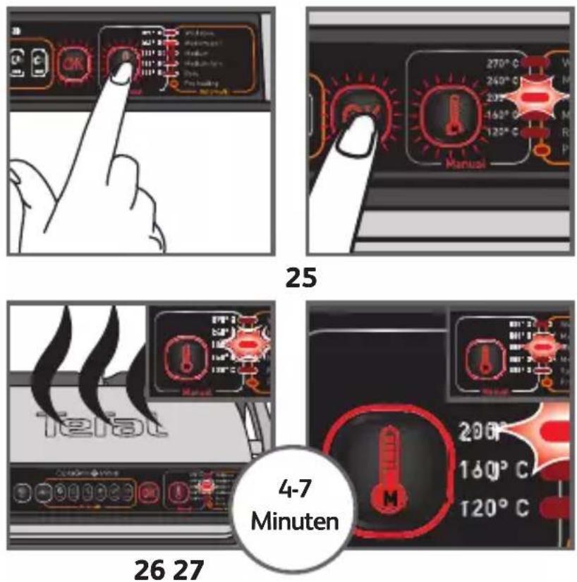 TEFAL OptiGrill GC7018 - 3b - Manueller Modus - 2