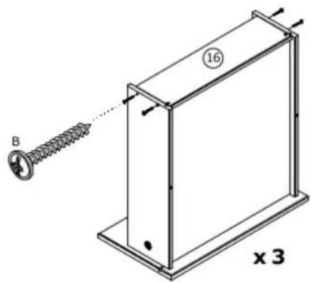 B 16 x 3