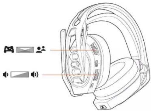 Nacon RIG 800HD - Regolare il volume - 1
