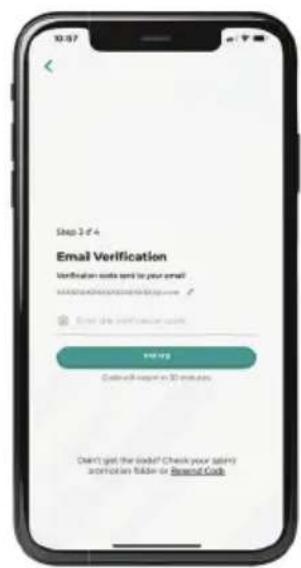 Step 3 of 4 Email Verification Verification code sent to your email MAIL: e-mail: e-mail@email verification.com Send the email verification code OK/OK Call-to-action: 10 minutes Don't get the code! Check your identity promotion folder or Reward Cash