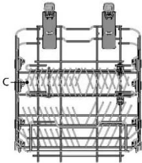HOTPOINT HSIO 3T235 WCE - PANIER INFÉRIEUR - 3