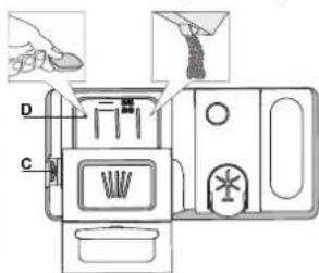 HOTPOINT HSIO 3T235 WCE - FILLING THE DETERGENT DISPENSER - 1