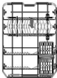 HOTPOINT HSIO 3T235 WCE - CUTLERY BASKET - 3