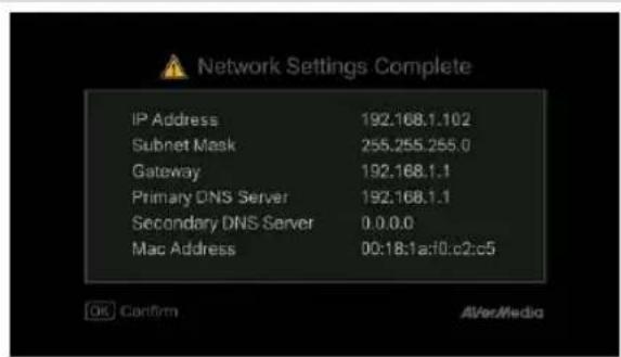 AVERMEDIA Live Gamer 4K GC573 - Network Connectivity Test - 1