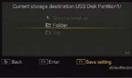 AVERMEDIA Live Gamer 4K GC573 - Storage Destination - 3