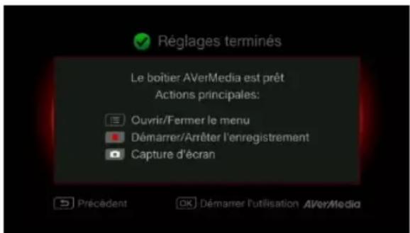AVERMEDIA Live Gamer 4K GC573 - Fin du Processus d'Installation - 1