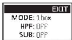 PRESONUS CDL10P - Fonctions de réglage intégrées - 1