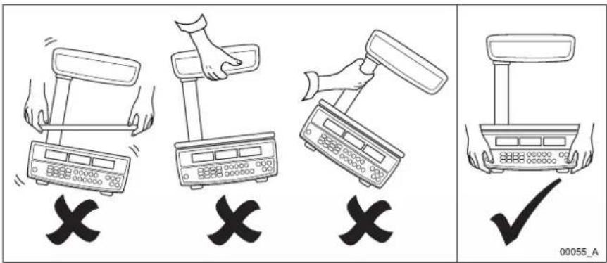 AVERY BERKEL FX50 - Precauciones para utilizar la balanza de forma segura - 1
