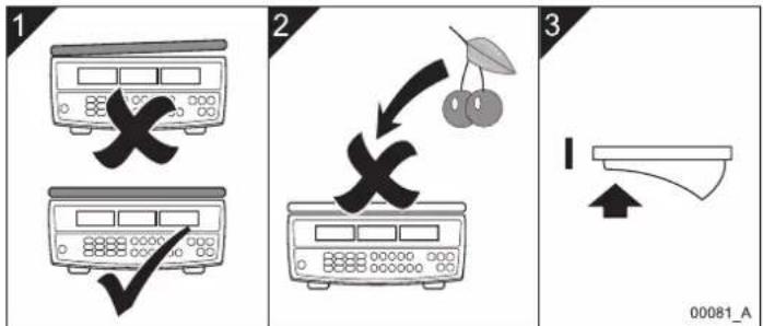 AVERY BERKEL FX50 - Switching on and setting up the scale - 1