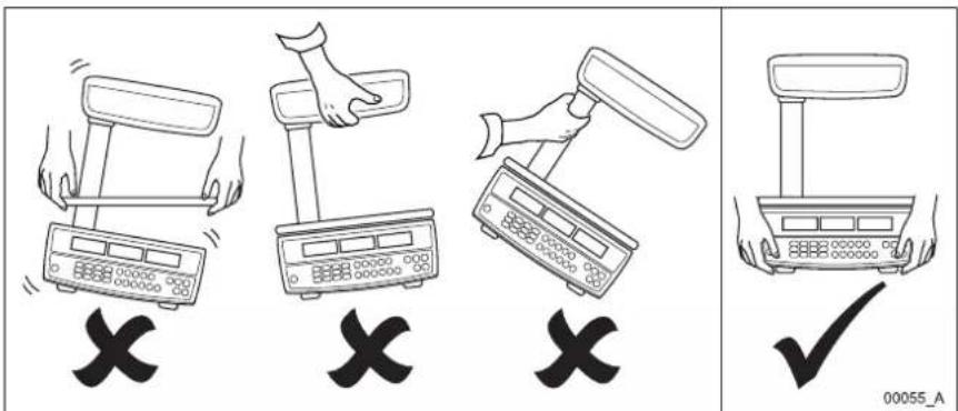 AVERY BERKEL FX50 - Cautions for using the scale safely - 1