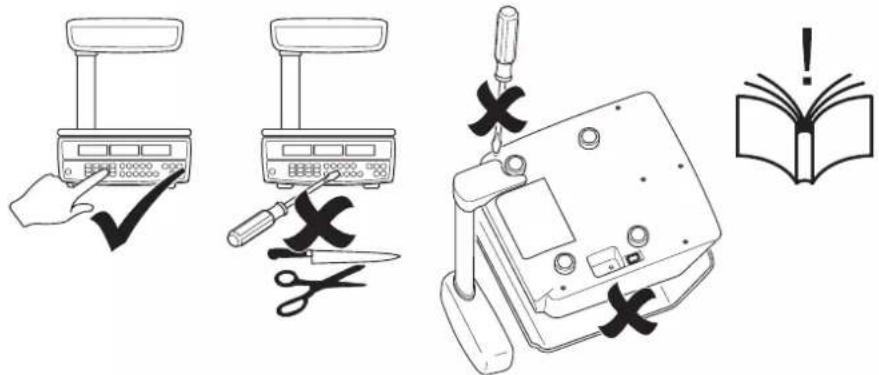 AVERY BERKEL FX50 - Avertissements - 4