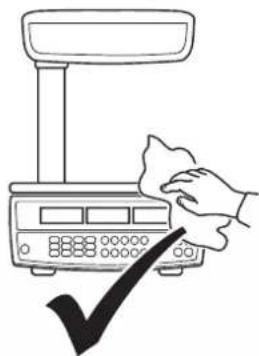 AVERY BERKEL FX50 - Cleaning the scale - 3