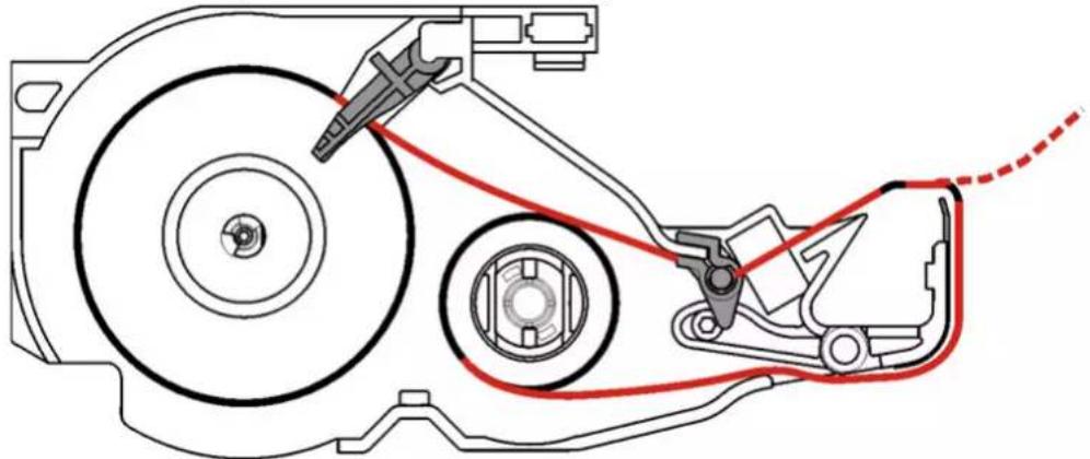 AVERY BERKEL XTi400 - Remplacer un rouleau d'étiquettes - 4