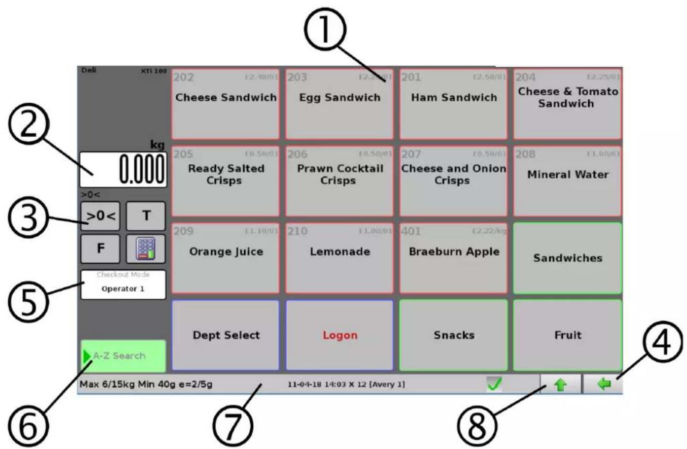 AVERY BERKEL XTi420 - Page d'accueil - 1