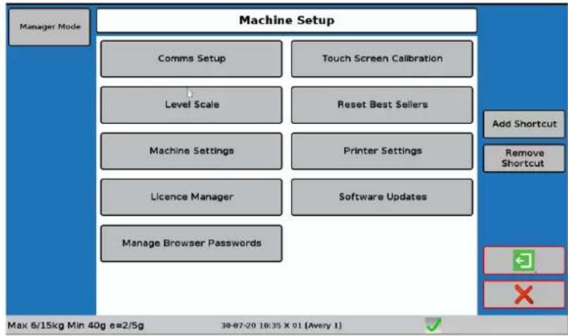 AVERY BERKEL XTx400 - Config. balances - 1
