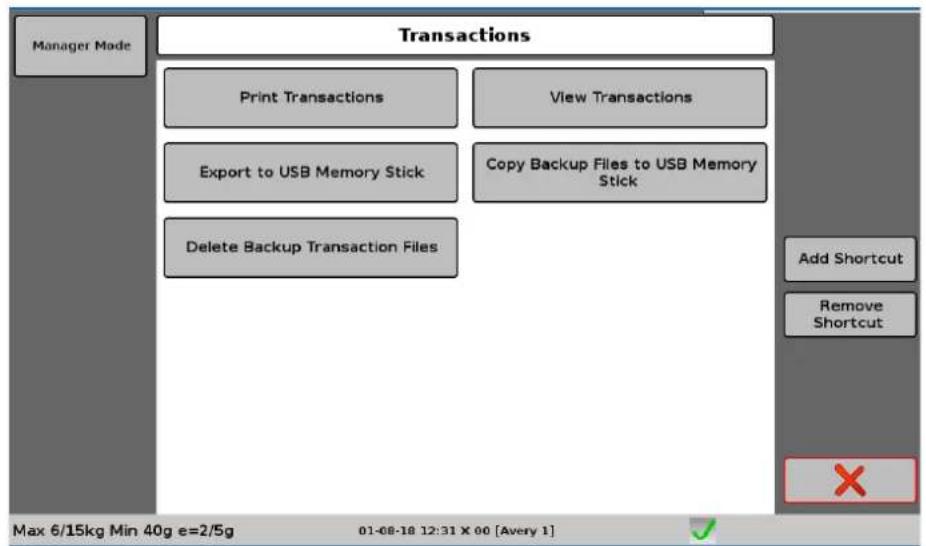 AVERY BERKEL XTx400 - Transactions - 1
