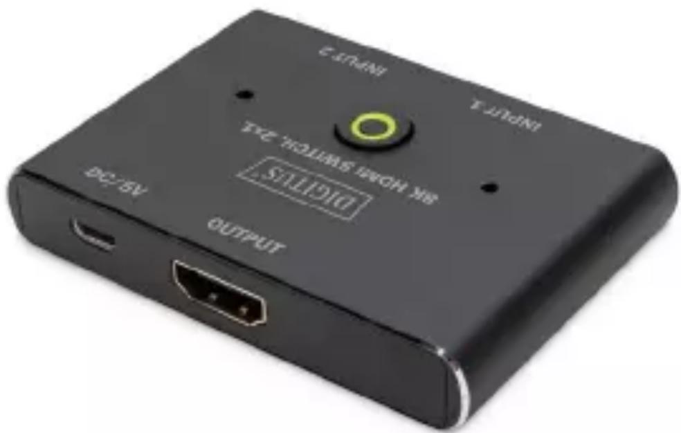 Digitus DS-45341 - Commutateur HDMI 8K, 2x1 - 1
