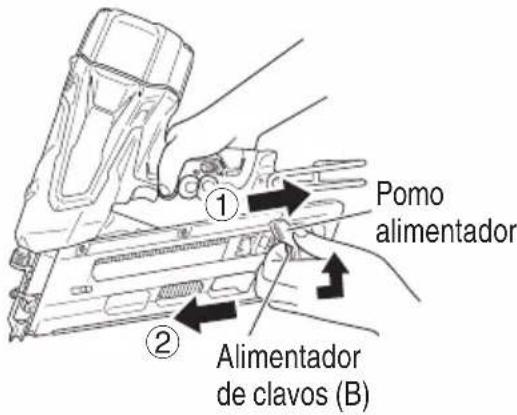 HITACHI NR1890DR - Extraiga los clavos: - 1