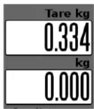 AVERY BERKEL XTi200 - Pour ajouter une tare : - 1