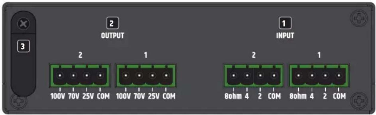 LD Systems TR 212 - CONEXIONES, MANDOS E INDICADORES - 1