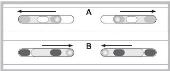 A B