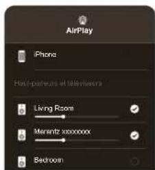 MARANTZ CD 50n - Appuyez sur les apparciels/enceintes que vous souhaitez utiliser. - 1