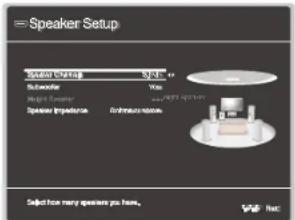 ONKYO TX-SR3100 - Speaker Setup - 1