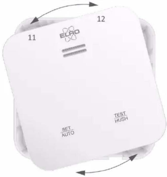 ELRO FCO2400R - MEASURE AIR QUALITY - TEMPERATURE - HUMIDITY - 2