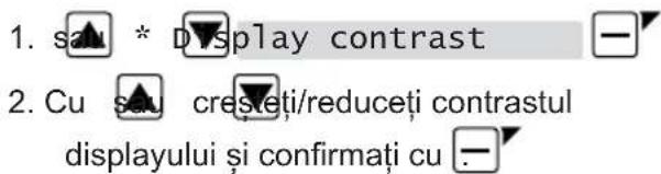 SOLO Robolinho 520 W - Setarea contrastului displayului - 1