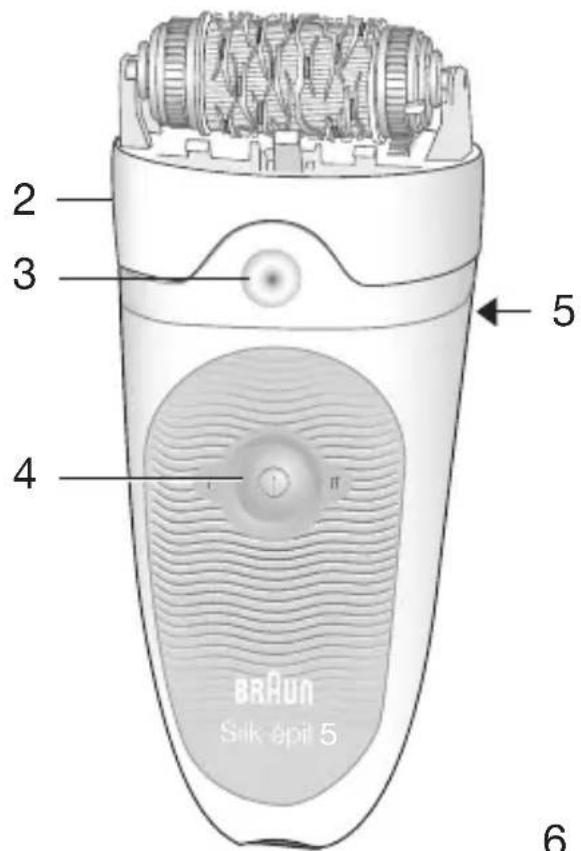 2 3 4 5 BRAUN Siak-épil 5 6
