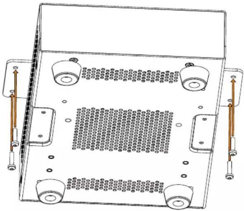 LD Systems TR 206 - MONTAGGIO SOTTO/SU TAVOLO - 1