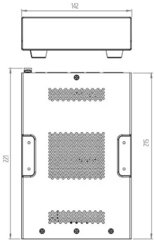 LD Systems TR 206 - DIMENSIONI (mm) - 1