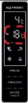 VEDETTE VFC320DW - Recommandation de réglage de la température - 2