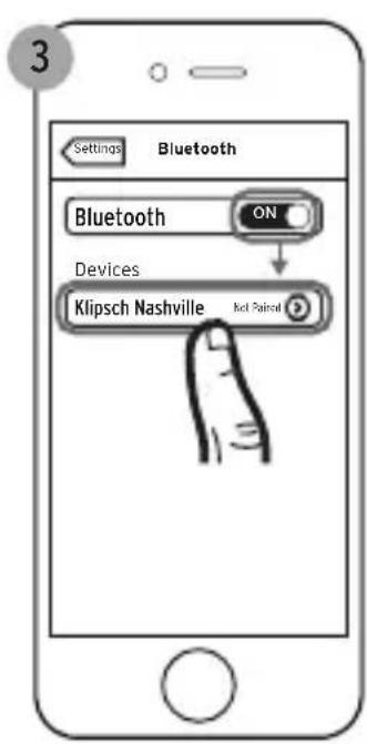 KLIPSCH Nashville - \* Example only. Your device may differ. - 1
