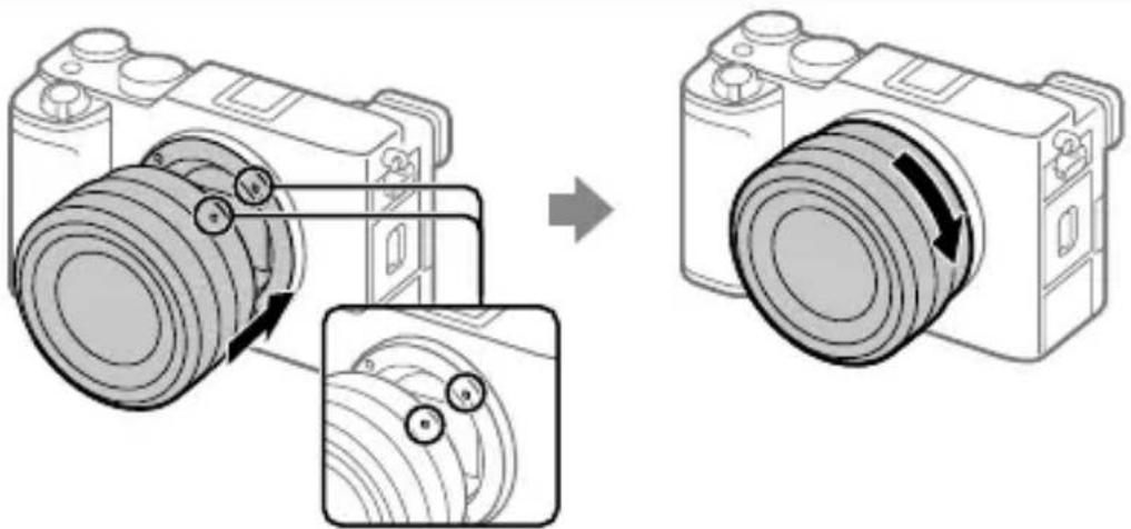 SONY Alpha A7C II - Attaching a lens - 1