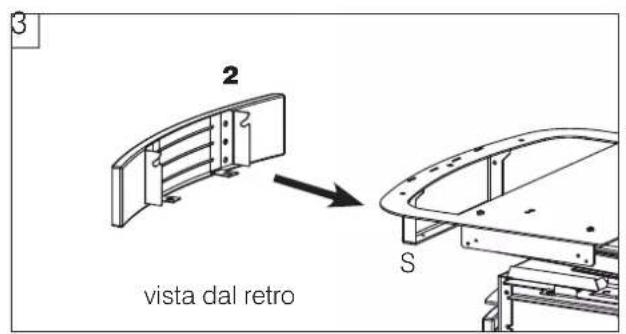 EDILKAMIN VYDA2 AIR TIGHT - Montaggio del frontalino superiore (2), pietra o ceramica - 2